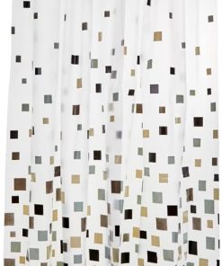 Shower Curtain PEVA Mosaic,Multi-colour,180x180x0