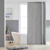 Grey Shower Curtain Anti Mould Resistant Waterproof Bathroom Curtains Washable Polyester Fabric 90x180cm with Weight Tape for Bath Wet Room 35x72 Inch.