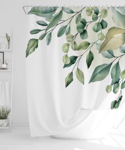 - Bathroom Shower Curtains Mould Proof Resistant 180x180cm  Waterproof Shower Curtain  Large Shower Curtain Anti Mould Shower Curtain  Wet Room Shower Curtain (Leaf)
