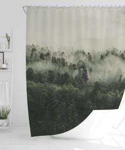 - Bathroom Shower Curtains Mould Proof Resistant 180x180cm  Waterproof Shower Curtain  Large Shower Curtain Anti Mould Shower Curtain  Wet Room Shower Curtain (Forest Theme A)
