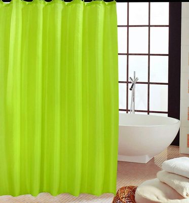 Polyester Fabric Shower Mould and Mildew Resistant Curtain 180 x 180 cm (71 x 71 Inch) Tiles Patterned (Choose Colour from Drop Down menu)