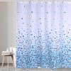 Mosaic Blue Shower Curtain Anti Mould, Mildew Resistant  Size 180x180 cm (71 x 71 Inch)  Water Repellant Fabric  100% Polyster (Mosaic Blue)