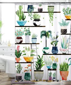 Bohemian Flower Bathroom Curtain Colorful Boho Floral Print Beautiful Bright Polyester Fabric Cloth Shower Curtain for Bathroom Decoration, 72"x72" (Color 3)